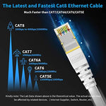 Kasimo Cat 8 Ethernet cable gold plated RJ45 connector close up