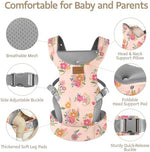 Side view of YooxArmor infant carrier with padded shoulder straps
