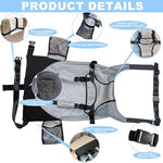 Portable baby bed folded inside its compact travel carrying bag