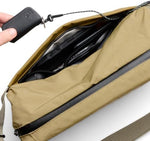 Bellroy Venture Camera Sling 10 Litre Safari interior view showing adjustable padded dividers