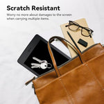 Kindle Paperwhite with applied anti-glare screen protector