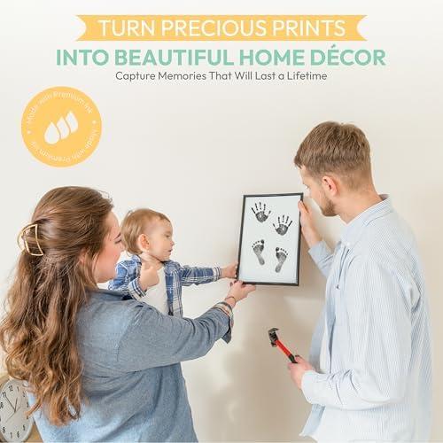 Packaging box of the authentic imported USA baby keepsake print kit.
