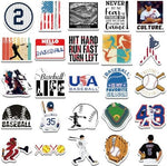 Mfuxu baseball sticker collection for party favors and gifts