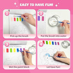 Mess free water coloring activity set for travel