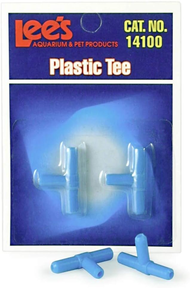 Lee's aquarium air pump plastic valve 2-piece pack packaging