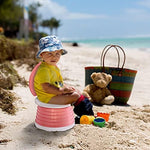 Yznlife portable potty with disposable bag installed
