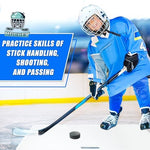 Deekin premium hockey shooting sheet showcasing its durable thickness and weather resistant construction