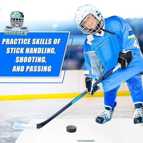 Deekin premium hockey shooting sheet showcasing its durable thickness and weather resistant construction