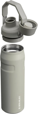 Stanley Aerolight stainless steel insulated water bottle with angled spout lid closed