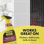 Goo Gone Heavy Duty biodegradable cleaner ingredients label showing d-limonene.