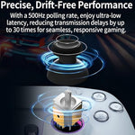 NBCP gaming remote for PC Steam showing glowing RGB LED lights and sleek profile