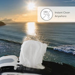 Vegan and eco-friendly body wipes for a refreshing rinse-free shower alternative