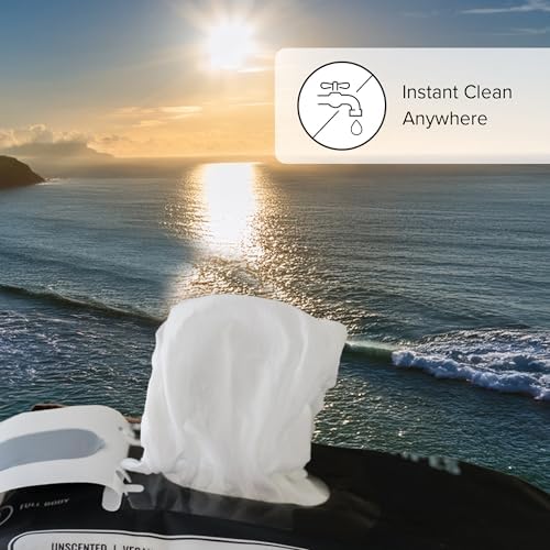Vegan and eco-friendly body wipes for a refreshing rinse-free shower alternative