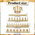 Xthrotsenk foam king and queen crowns with gems