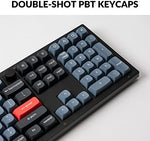 Keychron V6 rear view with Windows and Mac toggle switch