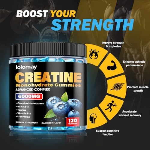 Outelande Creatine Monohydrate Gummies nutritional facts label