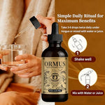 Ljoqm Ormus Gold Oil Pineal Gland 4 ounce size comparison