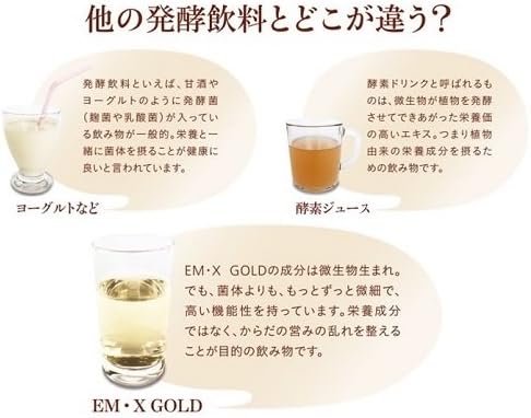 EM Life EM X Gold 500 milliliters bottle label