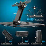 Wall mounted configuration of Dawasapat mini projector stand