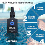 Side profile of Drop Fx Hustle Drops respiratory supplement