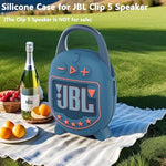Dark blue custom fit silicone protective bumper accessory for audio speaker
