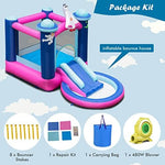 Honey Joy inflatable setup with 480 watt air blower