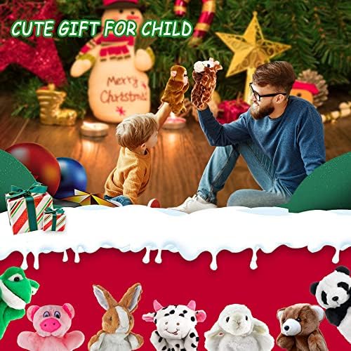 Educational pretend play farm animal puppet collection