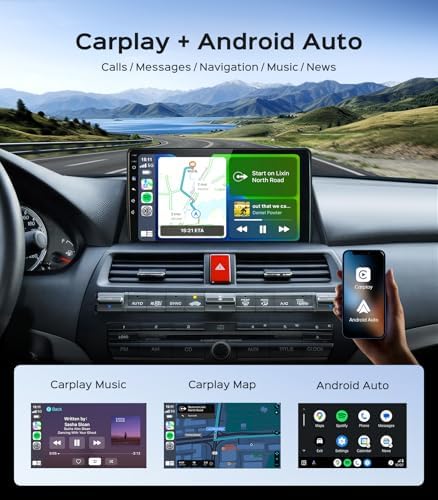 Side profile of Ruicar Android head unit showing sleek finish
