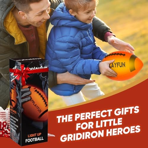 Happlayfun USA imported glow football packaging box for teenage holiday gifts