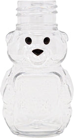 Clearview Containers 2 Ounce Honey Bears filled with honey