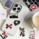 Full collection of 50 non-repeating aesthetic stickers