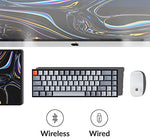 Keychron K6 compact design on office desk
