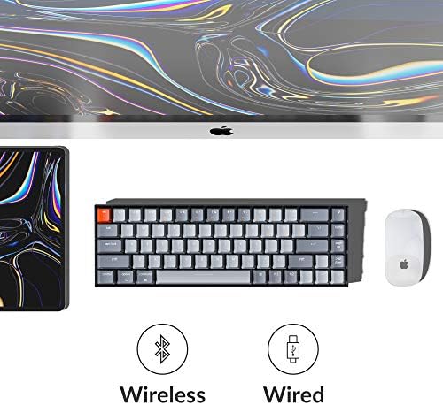 Keychron K6 compact design on office desk