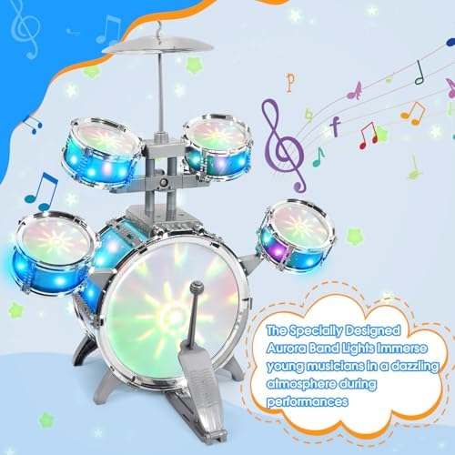 Close up of LeeQee musical toy drum with thick EVA surface