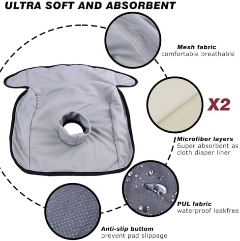 Waterproof baby seat liner in a car seat