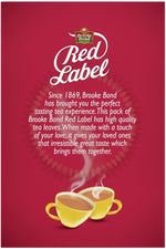 Brooke Bond Red Label tea carton top opening angle