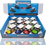 Golf carts arranged as table decor for party setting