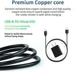 Premium low impedance charging wire interface closeup focusing on the micro prong connector pins