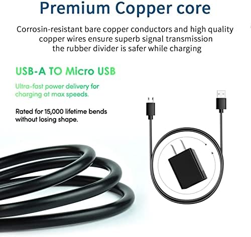 Premium low impedance charging wire interface closeup focusing on the micro prong connector pins