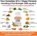 Nuturna neuropathy formula bottle top view