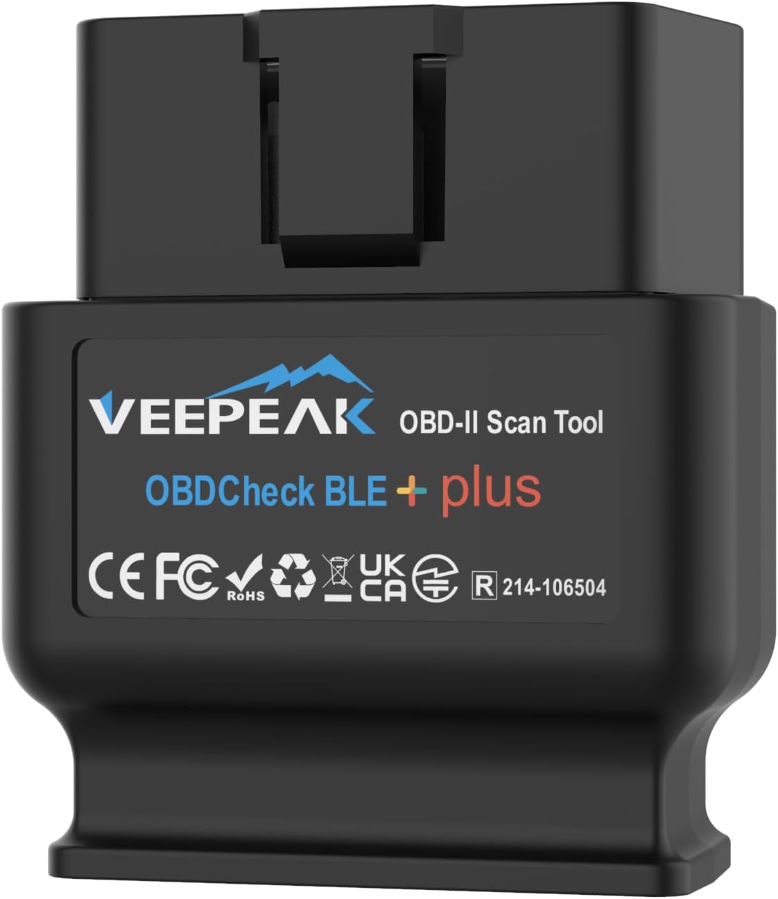 Veepeak OBDCheck BLE Plus scanner front view