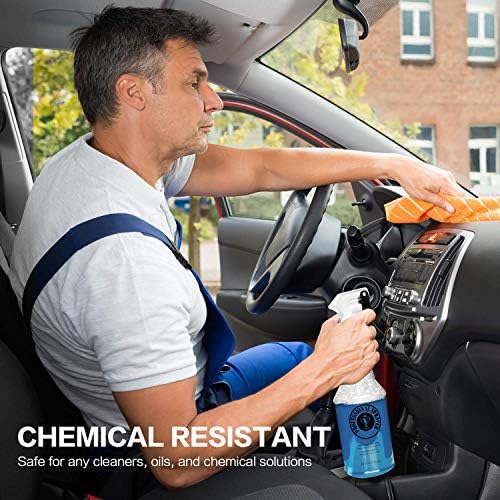 Chemical resistant multi purpose water mister being used for car detailing care