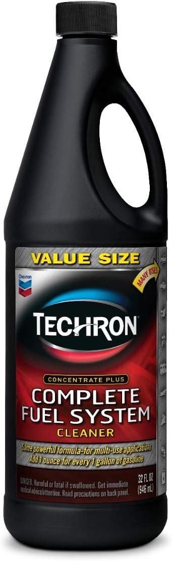 Chevron Techron Concentrate Plus Fuel System Cleaner thirty-two ounce bottle front view