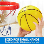 Syncfun mini rubber basketballs with included hand pump