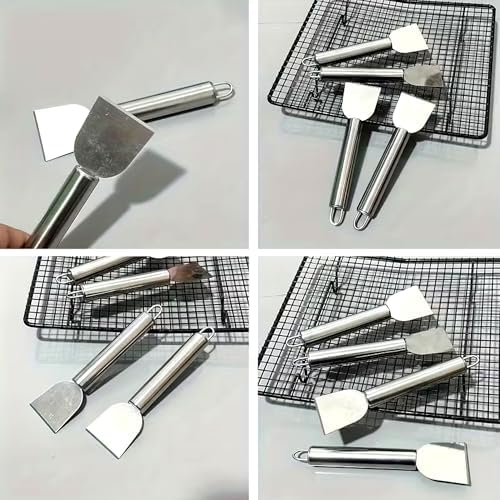 Side profile of Auhsgch stainless steel multi-use scraper tool