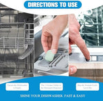 Oooflower 6 pack dishwasher tablets for hard water removal