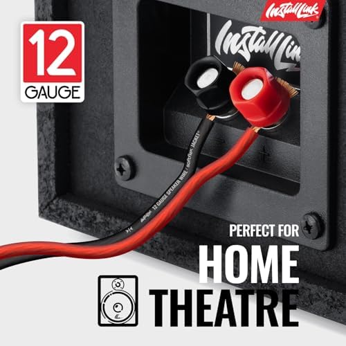 Install Link 30 foot speaker cable for car audio