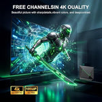 QIRUOZ long range smart TV antenna with the included inline amplifier signal booster.