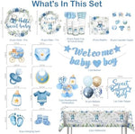 Cocomigo baby shower disposable plates and napkins