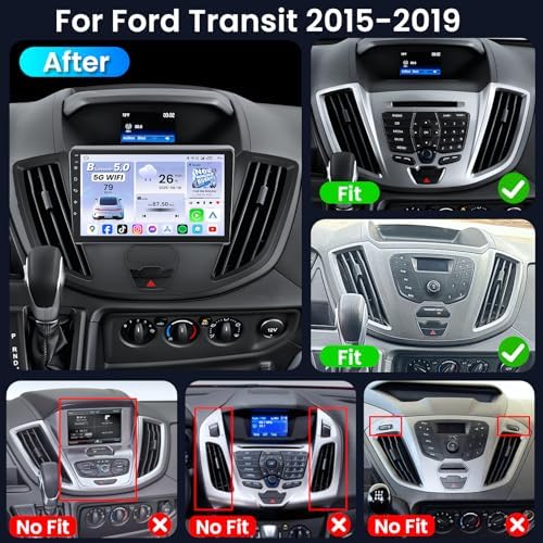 Jerqry touchscreen car radio unit highlighting slim double din back design